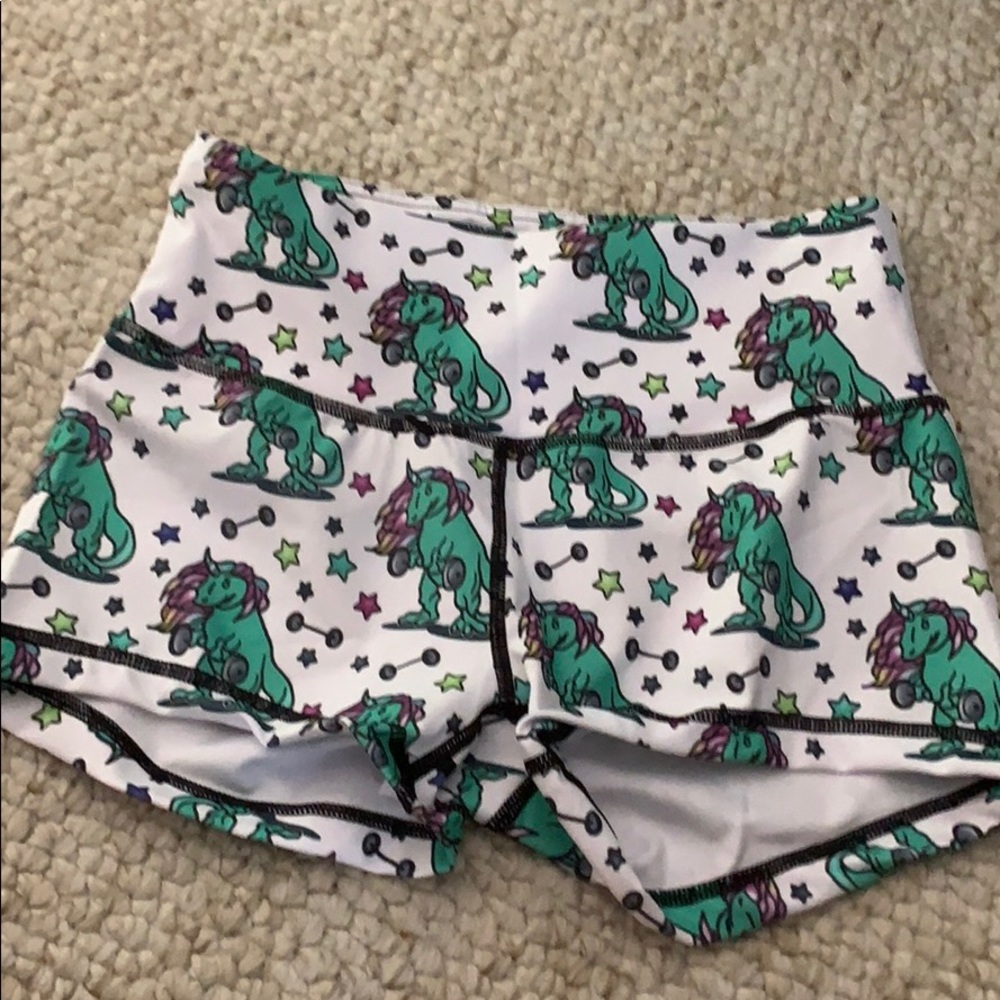 High rise unicorn shorts NWOT
